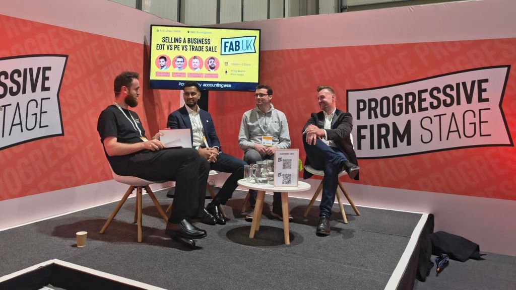 Photo of Chris contributing to a panel session.