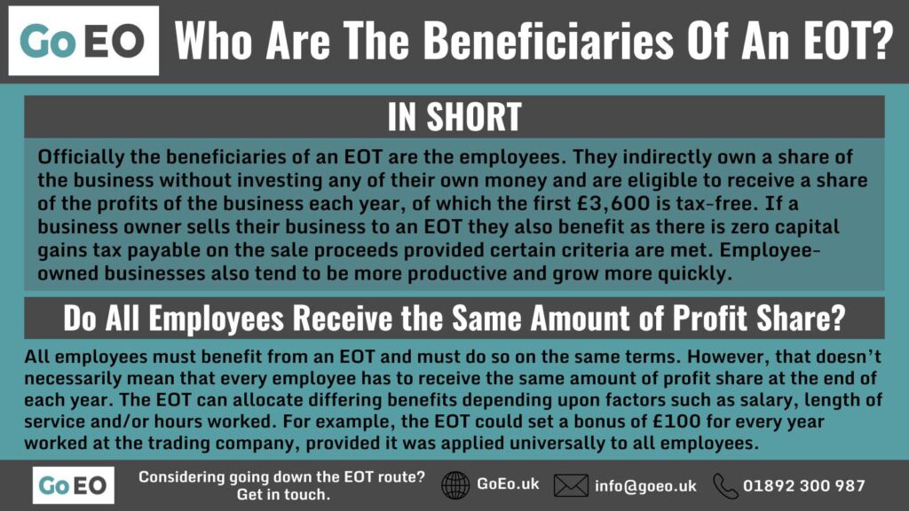 INFOGRAPHIC Answering the Question Who Are the Beneficiaries of an EOT