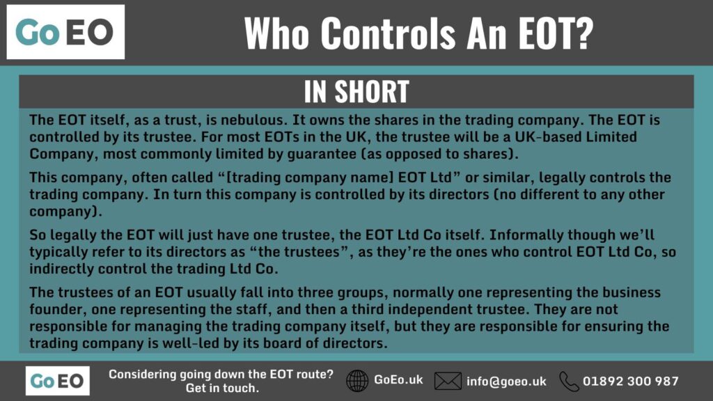 INFOGRAPHIC Answering the Question Who Controls An EOT